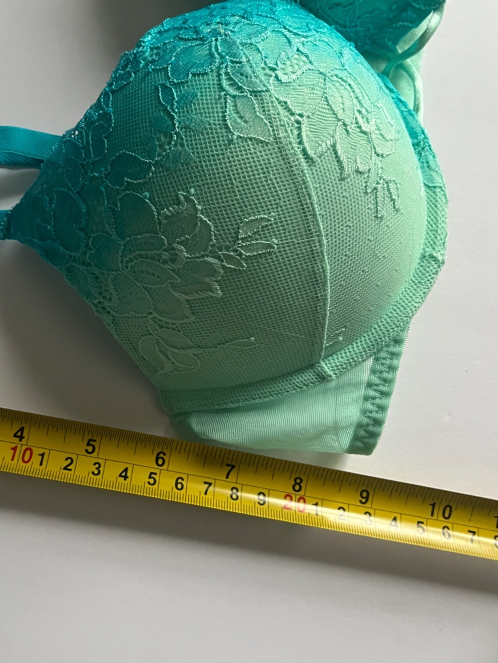La Senza Beyond Sexy Metallic Lace Bra/Hello Sugar Turquoise Ombré Lace Bra 32C - Picture 10 of 15